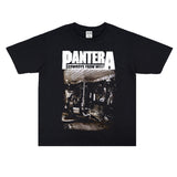 Rock Star T Shirt T-shirt Printed Short Sleeve Loose Cotton Men and Women Heavy Weight