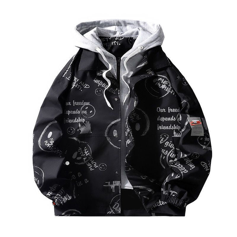 Nasa Jacket Men's Trendy Loose Jacket Spring, Autumn and Winter Couple Coat