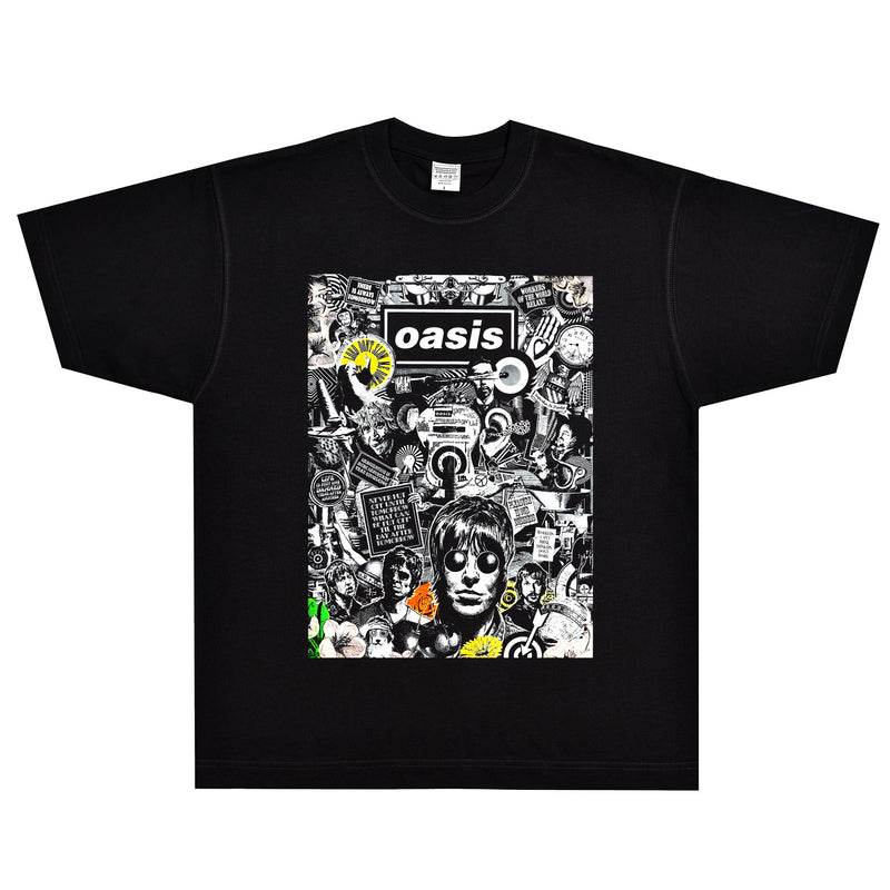 Rock Star T Shirt T-shirt Oasis Band Rock American Vintage Short Sleeve