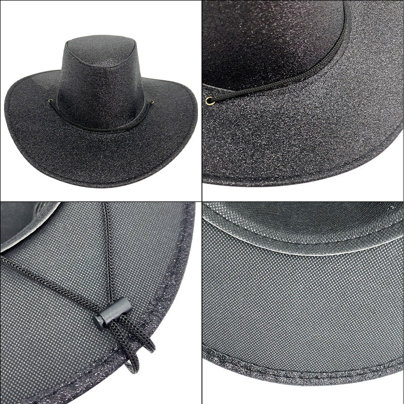 Walter White Fedora Cowboy Hat Male British Gentleman Western Cowboy Fedora Hat