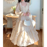 Vintage Empire Waist Dress Long Dress Queen Queen Evening Gown Dress