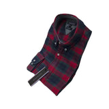 Tommy T Shirts Tommy Spring and Autumn Lattice Printed Fashion Long Sleeve