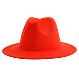 Walter White Fedora Jazz Top Hat Vintage Woolen Hat Embroidered Logo Felt Hat