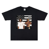 Rock Star T Shirt Rap Hip Hop T-shirt Loose Men