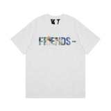 Vlone T Shirt Spring Summer Crew Neck Pullover Short Sleeve
