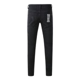KSUBI Jeans Slim Fit Casual Stretch Ripped Jeans
