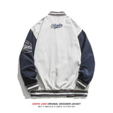 Men's Baseball Jacket Spring Baseball Jacket Men's Loose Cotton Coat Casual Jacket