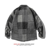 Men Long-Sleeved Shirt Men Winter Loose Casual Long Sleeves Shirt Coat