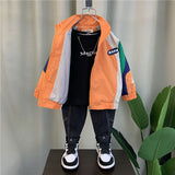 Boy Jacket Boy's Spring Coat Western Style Fashion Clothes Ruoshuai Jacket