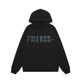 Vlone Hoodie Autumn and Winter Pullover Hooded Sweater Men