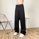 Unisex Jeans Black Jeans Autumn/Winter Casual Loose Straight Retro Pants