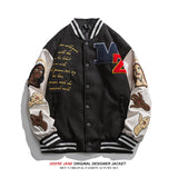 Men's Baseball Jacket Jacket Men's Spring and Autumn Loose Jacket