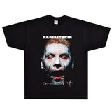 Rock Star T Shirt Rammstein Sehnsucht Band Rock Loose Vintage Short Sleeve