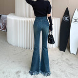 Unisex Jeans Vintage Skinny High Waist