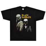 Rock Star T Shirt Black Sabbath T-shirt Rock Band American Print Vintage Short Sleeve