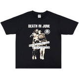 Rock Star T Shirt Death in June Band Rock T-shirt Short Sleeve Loose Heavy Cotton
