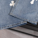 CHH Chrome Hearts Jeans Unisex Casual Loose Jeans