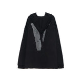Vlone Hoodie Autumn Winter Hot Diamond Alphabet Hooded
