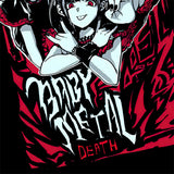 Rock Star T Shirt Baby Metal Band American Retro Cartoon Loose Small Neckline Vintage Short Sleeve