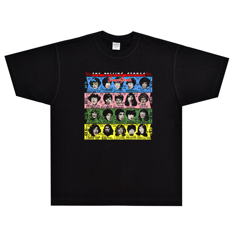 Rock Star T Shirt the Rolling Stones Some Girls T-shirt Rock Band Loose Short Sleeve