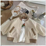 Boy Jacket Boys' Corduroy Coat Spring and Autumn Jacket Kid Baby Fashion Casual
