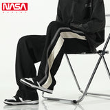 Nasa Sweatpants Men's Casual Pants Spring and Autumn Teenagers Long Straight Pants