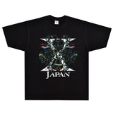 Rock Star T Shirt X-Japan Logo T-shirt Rock Band American Loose Vintage Short Sleeve