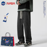 Nasa Jeans Men's Fashion Brand Spring and Autumn Casual Trousers Straight Loose