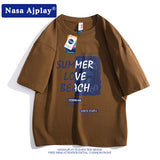 Nasa Tracksuit Short-Sleeve Shorts Suit Men's Summer Trendy Student Fitness Casual