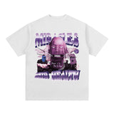 Hip Hop Rapper T Shirt T-shirt Hip Hop Short Sleeve Loose Men's and Women's Tops