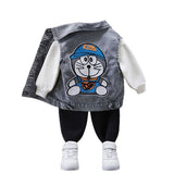 Boy Jacket Children's Vest Denim Vest Spring and Autumn Outer Wear Loose-Fitting Vest Children