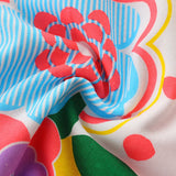 Girl Dress Children Shirt Knitted Cotton Summer Girls' Vest round Neck Cartoon Printed Princess Dress