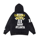 Gallery Dept Hoodie Loose Casual Distressed Hoodie