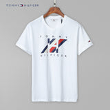 Tommy T Shirts Tommy Men's Short Sleeve Cotton Crew Neck Print T-shirt