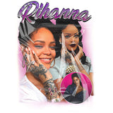 Hip Hop Rapper T Shirt Short Sleeve T-shirt Loose Men's and Women's Cotton