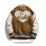 Men's Baseball Jacket Jacket Men's Vintage Cotton-Padded Casual Jacket Winter