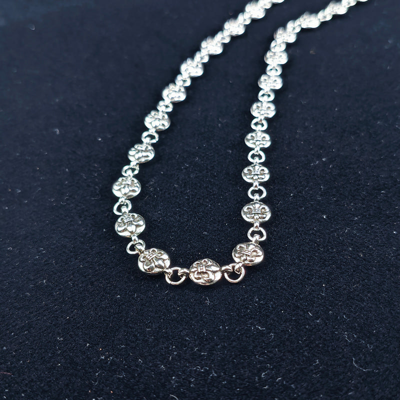 Chrome Heart Necklace Round Ball Necklace Men