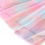 Girl Dress Summer Girls' Veil Dress Dress Sequin Embroider Mesh Princess Dress