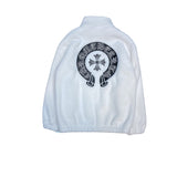CHH Chrome Heart Coat ChromeHearts Winter Lamb Fur Crochet Horseshoe Fashion Design Cardigan Jacket