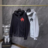 CHH Chrome Heart Hoodie ChromeHearts Cardigan Zip Hooded Sweater Cotton Hoodie
