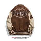 Men Baseball Jacket Spring Baseball Uniform Men Vintage Baggy Casual Jacket Jacket