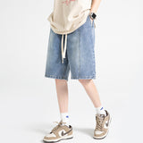 Nasa Shorts Denim Shorts Men's Summer Loose Fashion Brand Casual