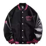 Unisex Baseball Jersey Loose Splicing Casual Couple Baseball Uniform