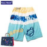Nasa Shorts Summer Casual Sports Pants Loose