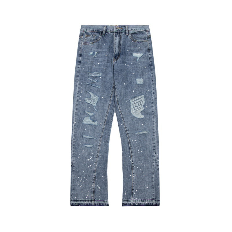 Gallery Dept Jeans Unisex Loose Distressed Jeans