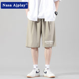 Nasa Shorts Men's Summer Fashion Brand Student Loose