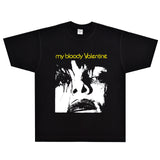 Rock Star T Shirt My Bloody Valentine T-shirt Rock Band American Style Loose Vintage Short Sleeve