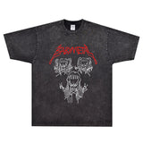 Rock Star T Shirt American Retro Loose Street Cotton Short Sleeve