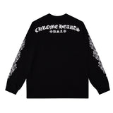 Chh Chrome Heart Long Sleeve Shirt Unisex Fashion Loose Long Sleeve Shirt