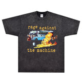 Rock Star T Shirt Rage Against the Machine T-shirt Rock Band American Retro Loose Short Sleeve